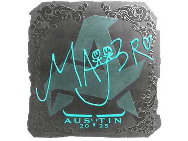 Sticker Slab | MAJ3R (Foil) | Austin 2025