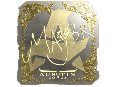 Sticker Slab | MAJ3R (Gold) | Austin 2025