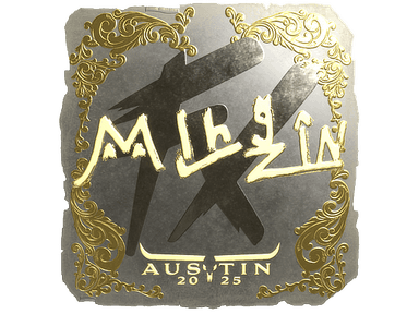 Sticker Slab | mlhzin (Gold) | Austin 2025