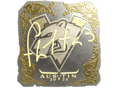Sticker Slab | FL1T (Gold) | Austin 2025
