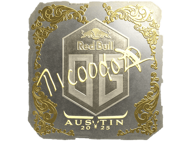Sticker Slab | nicoodoz (Gold) | Austin 2025