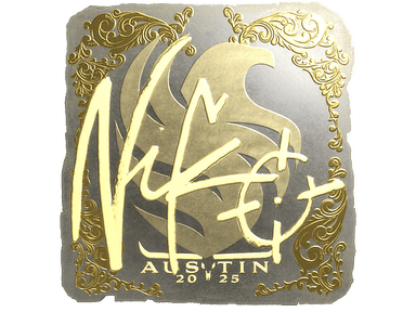 Sticker Slab | NiKo (Gold) | Austin 2025