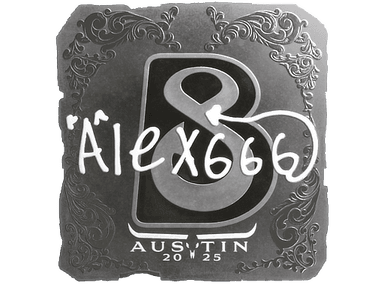 Sticker Slab | alex666 (Foil) | Austin 2025