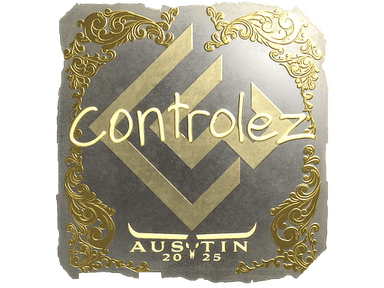 Sticker Slab | controlez (Gold) | Austin 2025
