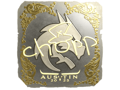 Sticker Slab | chopper (Gold) | Austin 2025