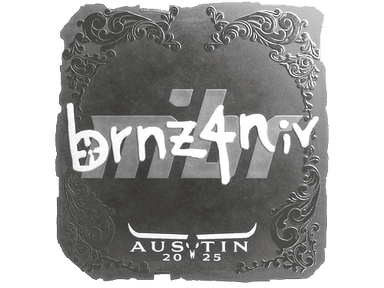 Sticker Slab | brnz4n (Foil) | Austin 2025