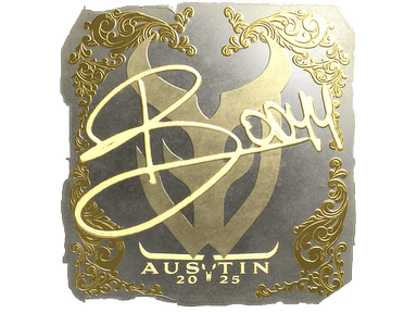 Sticker Slab | bodyy (Gold) | Austin 2025