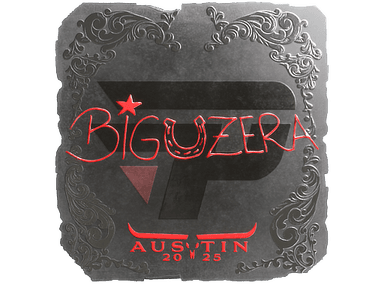 Sticker Slab | biguzera (Foil) | Austin 2025