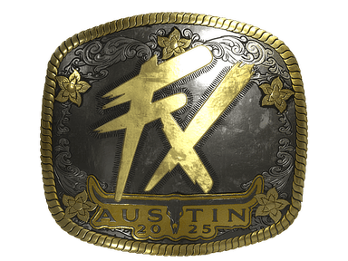Sticker Slab | Fluxo (Gold) | Austin 2025