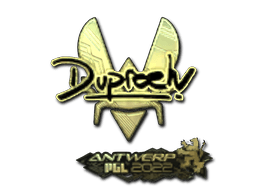Sticker Slab | dupreeh (Gold) | Antwerp 2022