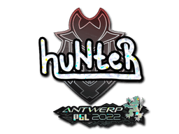 Sticker Slab | huNter (Glitter) | Antwerp 2022