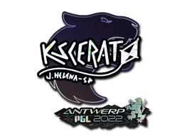 Sticker Slab | KSCERATO (Glitter) | Antwerp 2022