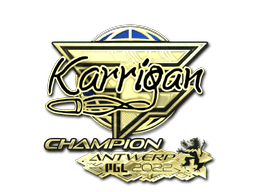 Sticker Slab | karrigan (Gold, Champion) | Antwerp 2022