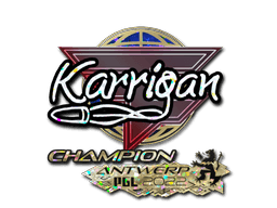 Sticker Slab | karrigan (Glitter, Champion) | Antwerp 2022