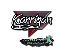 Sticker Slab | karrigan (Glitter) | Antwerp 2022