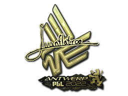Sticker Slab | juanflatroo (Gold) | Antwerp 2022
