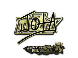 Sticker Slab | JOTA (Gold) | Antwerp 2022