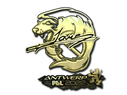 Sticker Slab | Jame (Gold) | Antwerp 2022