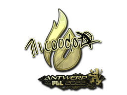 Sticker Slab | nicoodoz (Gold) | Antwerp 2022