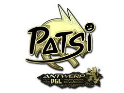 Sticker Slab | Patsi (Gold) | Antwerp 2022