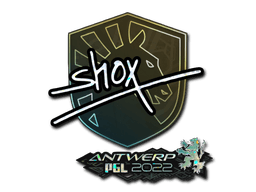 Sticker Slab | shox (Glitter) | Antwerp 2022
