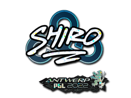 Sticker Slab | sh1ro (Glitter) | Antwerp 2022