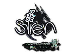 Sticker Slab | S1ren (Glitter) | Antwerp 2022