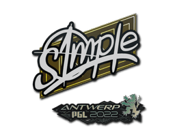 Sticker Slab | s1mple | Antwerp 2022