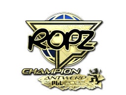 Sticker Slab | ropz (Gold, Champion) | Antwerp 2022