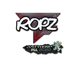 Sticker Slab | ropz (Glitter) | Antwerp 2022