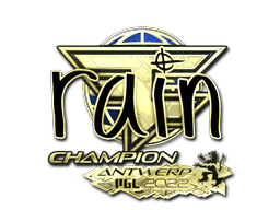 Sticker Slab | rain (Gold, Champion) | Antwerp 2022