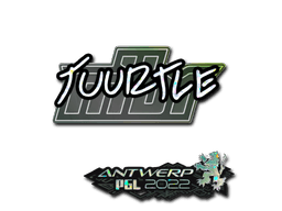 Sticker Slab | Tuurtle (Glitter) | Antwerp 2022
