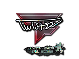 Sticker Slab | Twistzz (Glitter) | Antwerp 2022