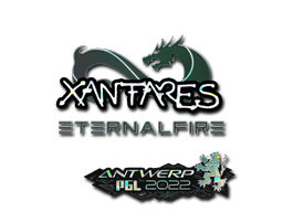 Sticker Slab | XANTARES (Glitter) | Antwerp 2022