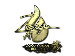 Sticker Slab | Zyphon (Gold) | Antwerp 2022