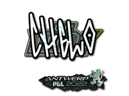 Sticker Slab | chelo (Glitter) | Antwerp 2022