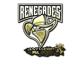Sticker Slab | Renegades (Gold) | Antwerp 2022