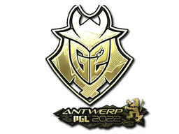 Sticker Slab | G2 Esports (Gold) | Antwerp 2022