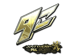 Sticker Slab | 9z Team (Gold) | Antwerp 2022