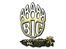 Sticker Slab | BIG (Gold) | Antwerp 2022