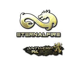 Sticker Slab | Eternal Fire (Gold) | Antwerp 2022