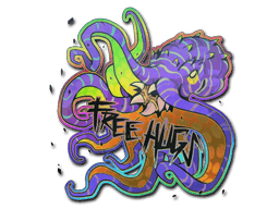 Sticker Slab | Free Hugs (Holo)