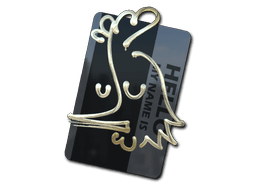 Sticker Slab | Hello AK-47 (Gold)