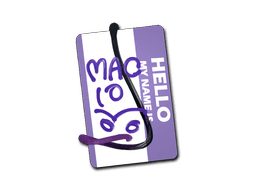 Sticker Slab | Hello MAC-10