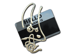 Sticker Slab | Hello M4A1-S (Gold)