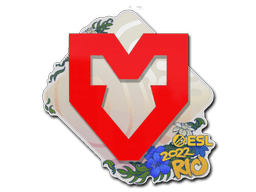 Sticker Slab | MOUZ | Rio 2022
