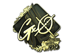 Sticker Slab | gxx- (Gold) | Rio 2022