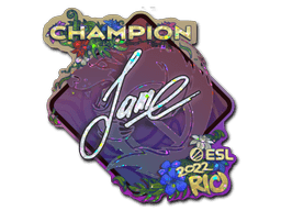 Sticker Slab | Jame (Glitter, Champion) | Rio 2022