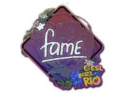 Sticker Slab | fame (Glitter) | Rio 2022