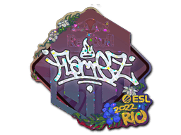 Sticker Slab | FlameZ (Glitter) | Rio 2022
